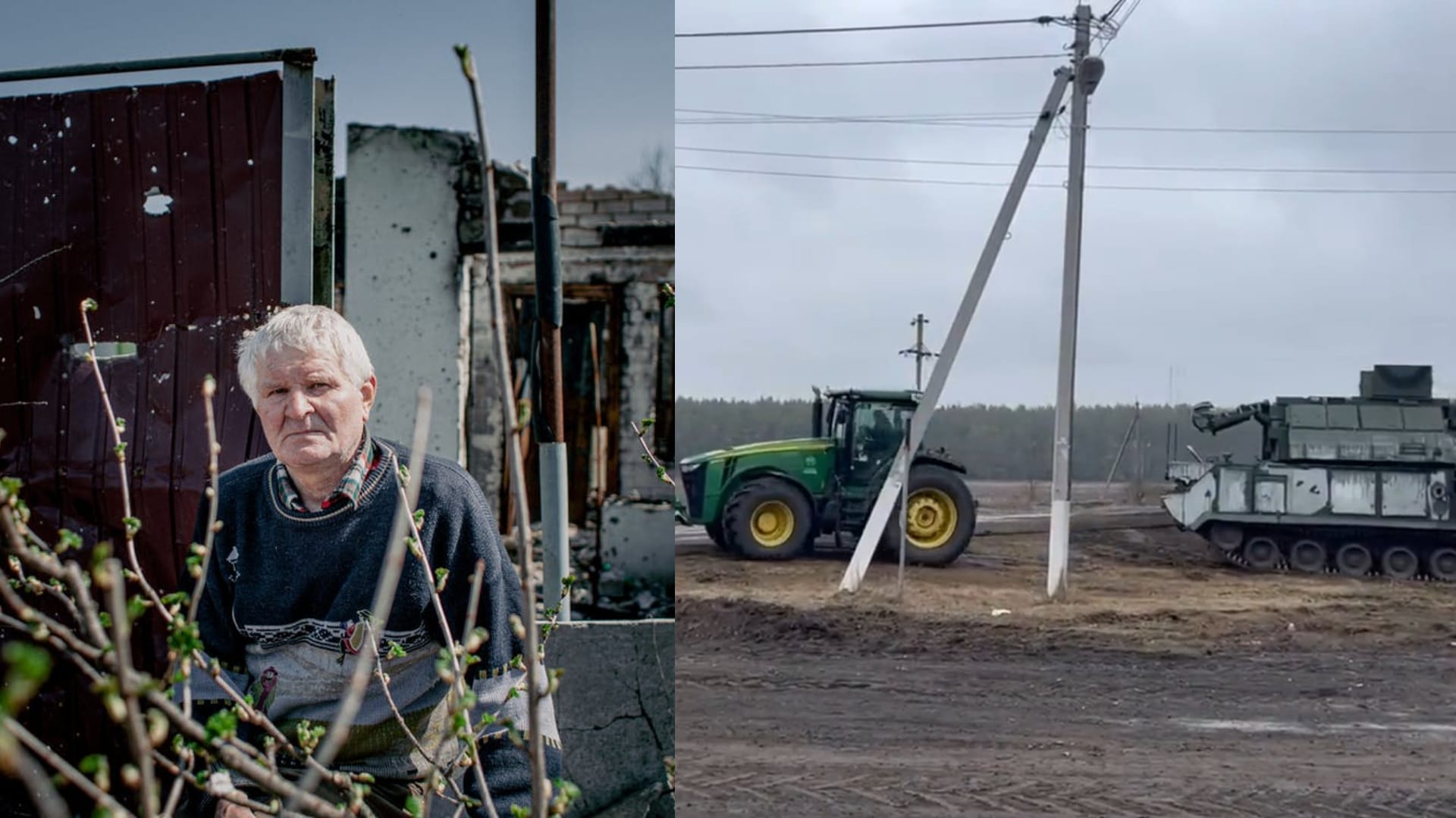 traktor, Ukrajina, tank