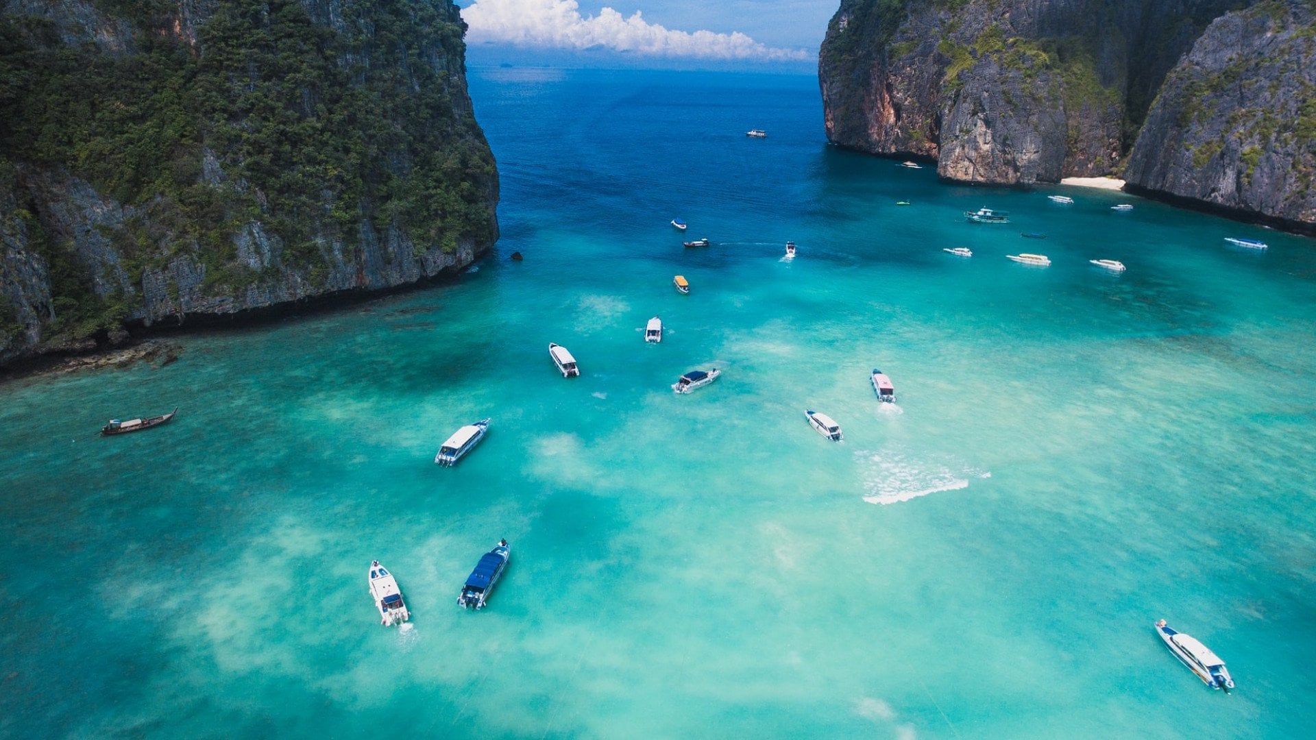 Thajsko, Maya Bay záliv, zátoka