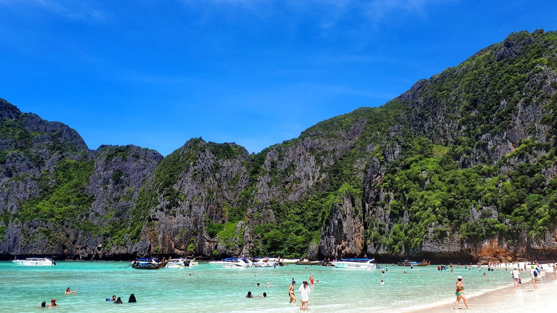 Thajsko, Maya Bay záliv, zátoka