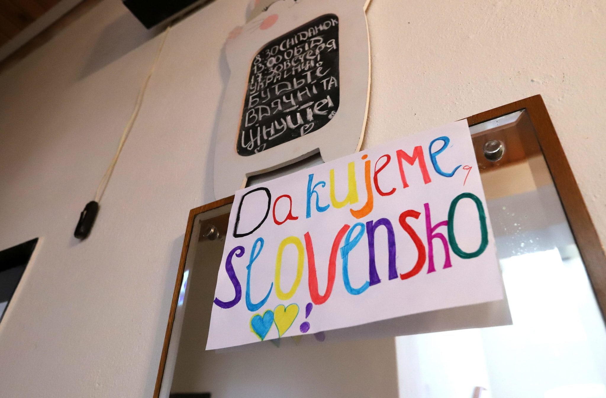 Utečenci Ukrajina Sliač