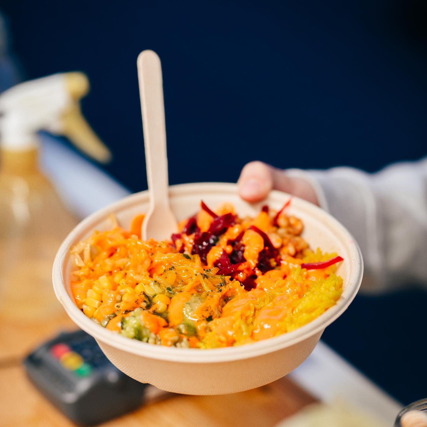 Na snímke jedlo z Kaliforňan