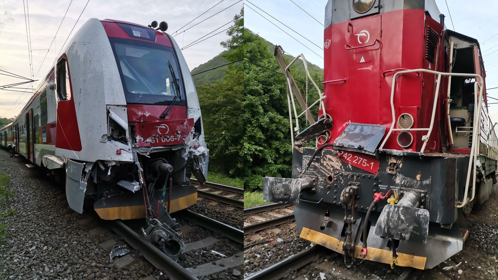vlaky nehoda vrútky