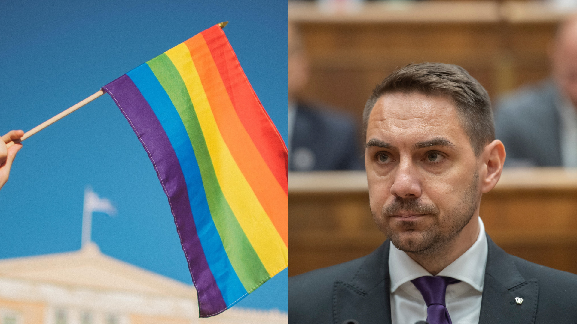 lgbti vlajka vo vzduch u, Gyimesi