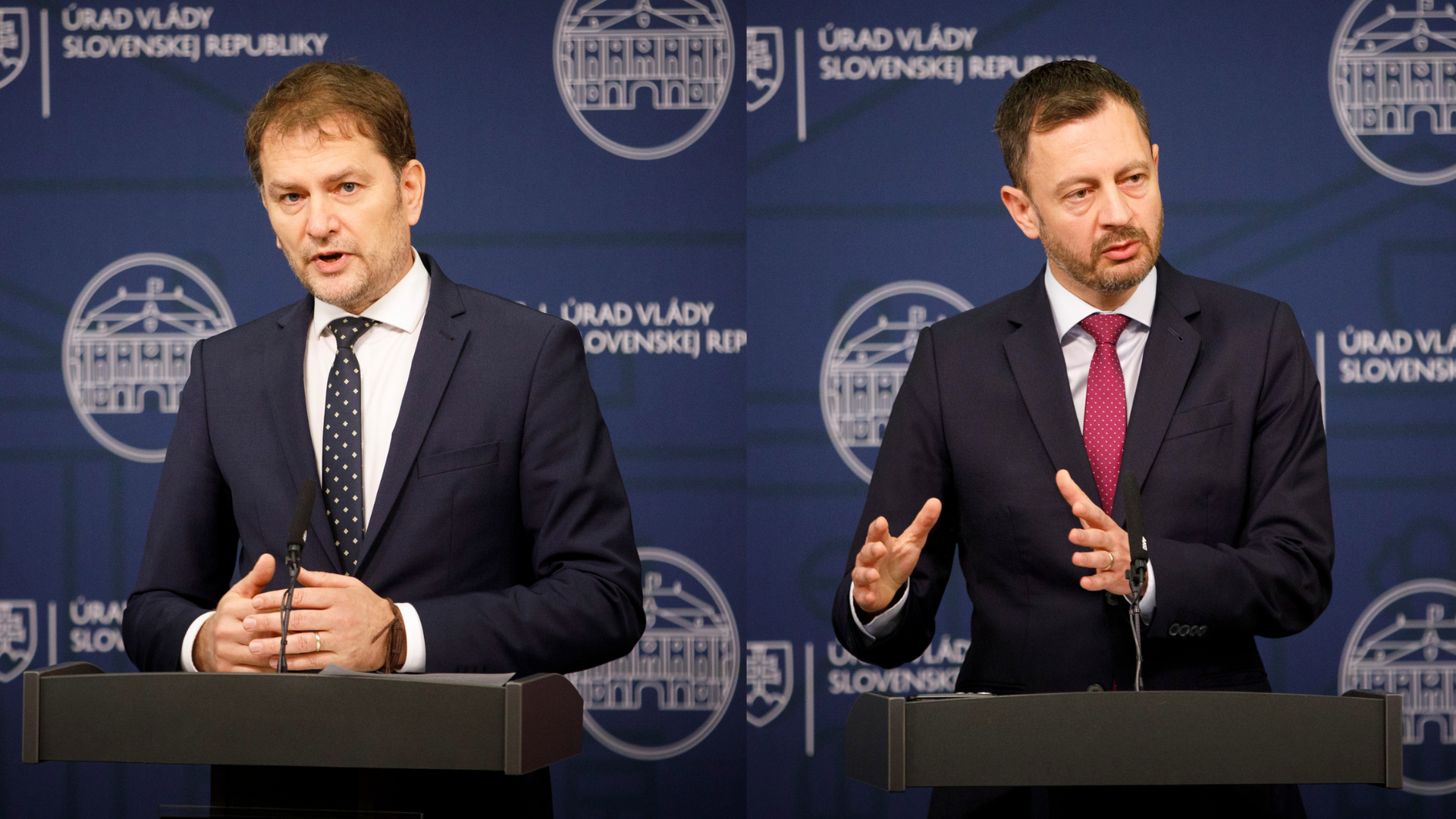 Minister financií a premiér SR na tlačovej diskusii