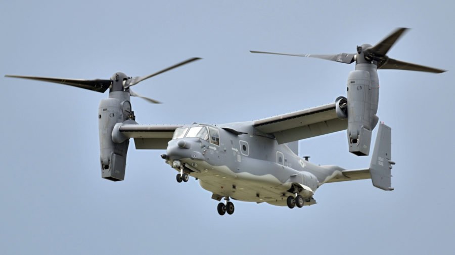 vojenské lietadlo Osprey