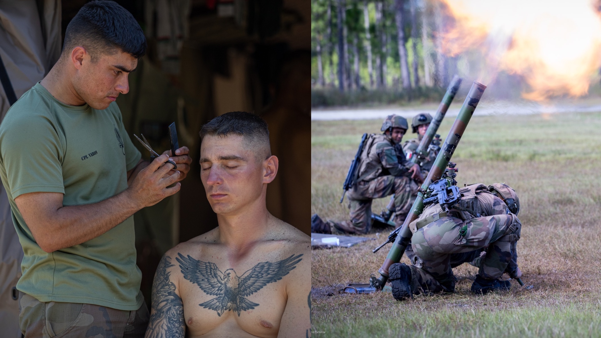 Na snímke sú vojaci z légie