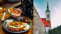 Raňajky v bratislavskej kaviarni.