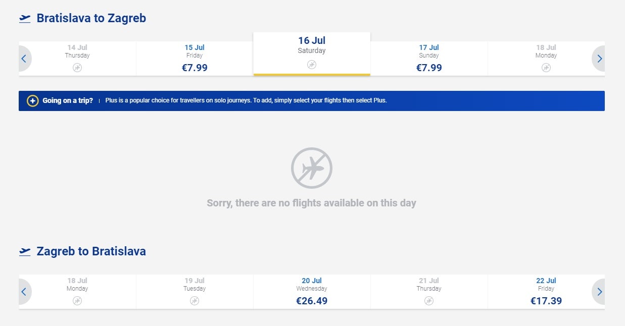 Letenky Bratislava - Záhreb