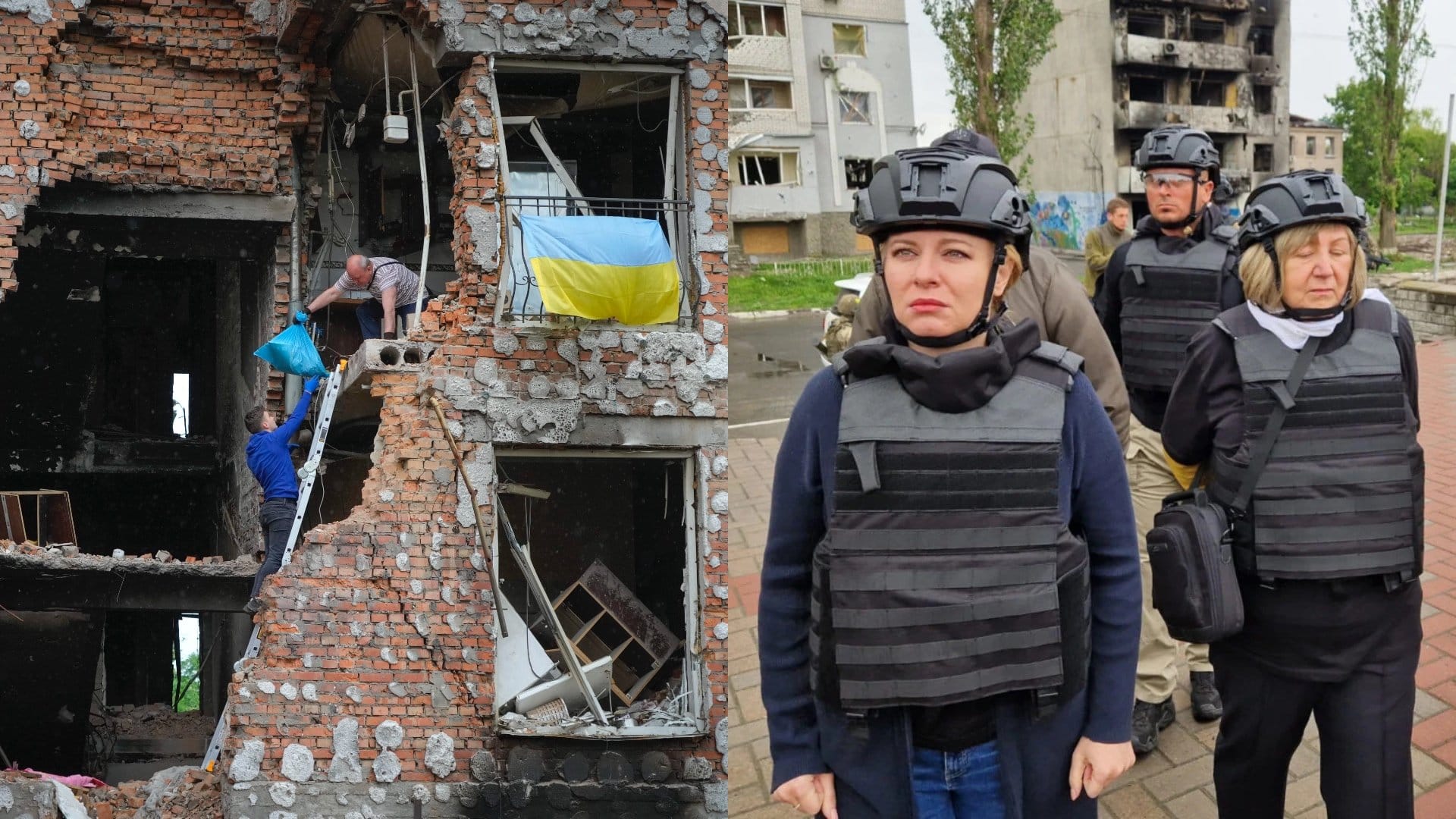 Ukrajina bojujúca proti Rusku