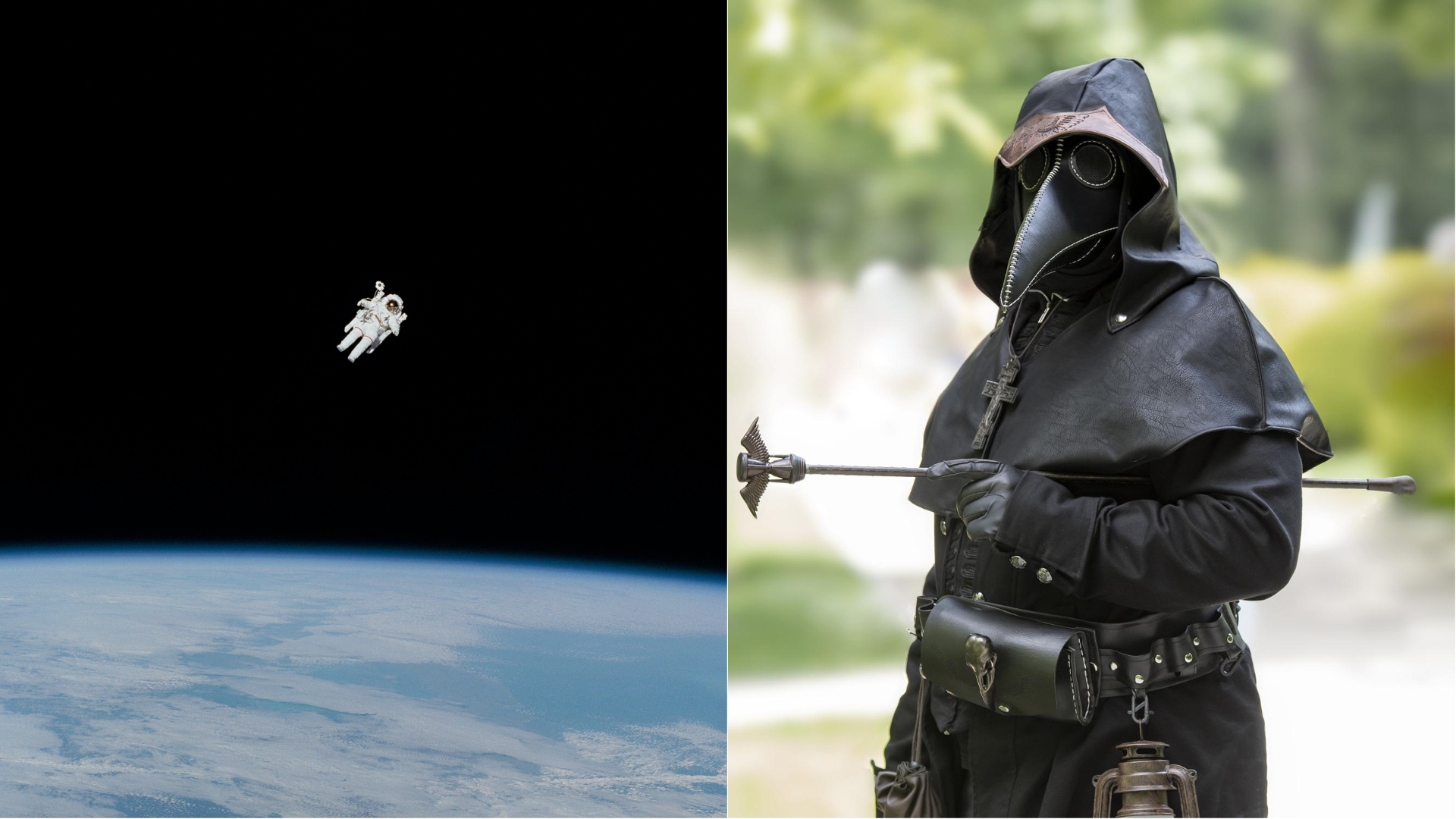 astronaut mor vesmir