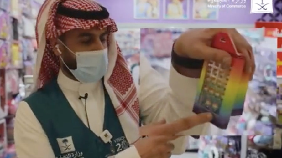 zákaz dúhových predmetov saudská arábia