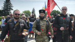 Jozef hambálek noční vlci Na snímke Noční vlci na motorkách si prišli na Slavín uctiť pamiatku vojakov Červenej armády 5. mája 2018 v Bratislave.