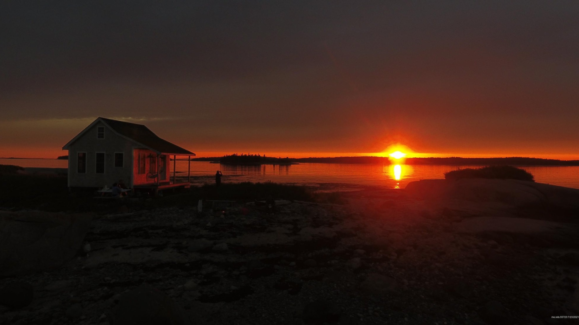 Na snímke Duck Ledges Island.