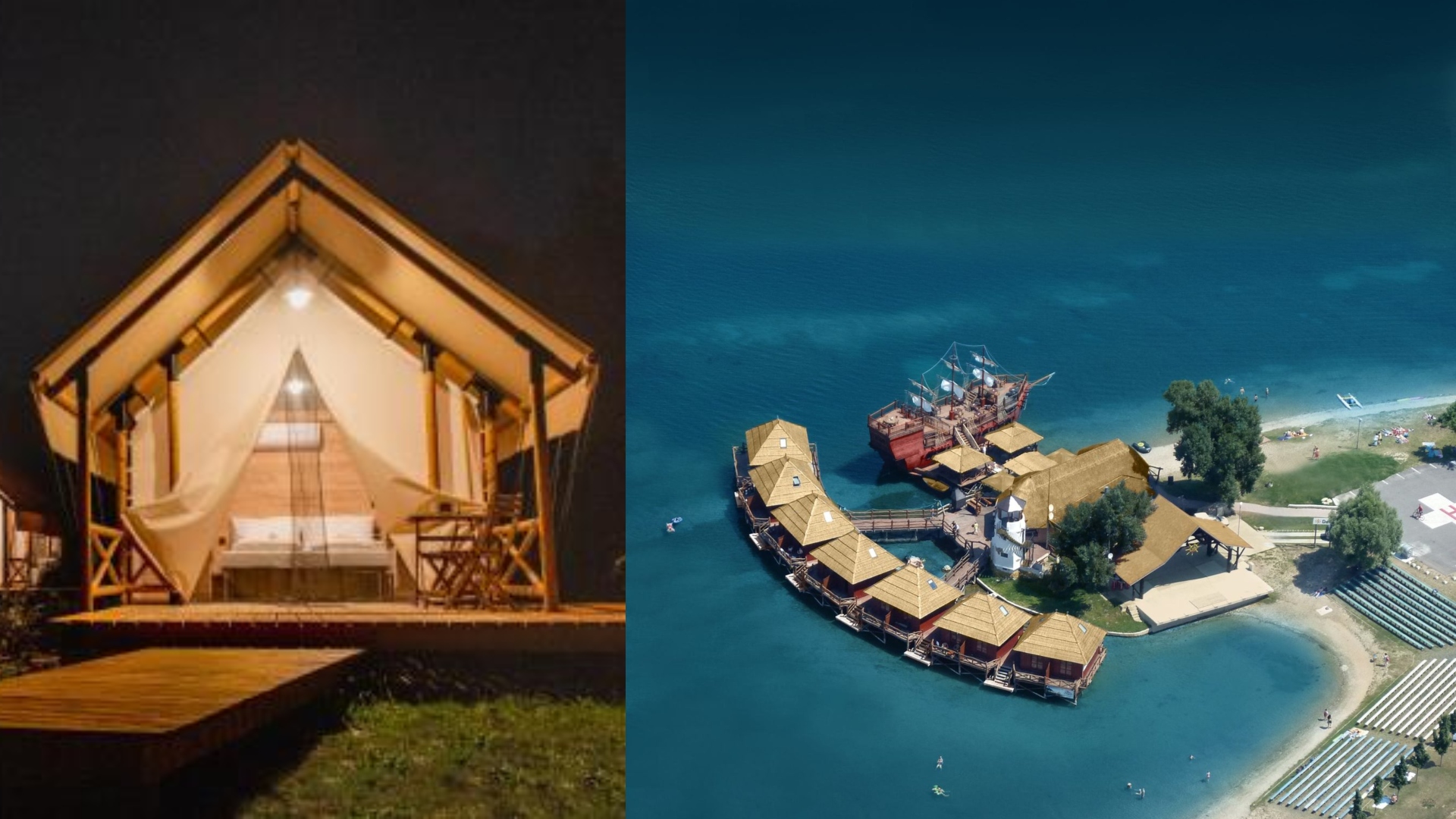 lobster slovenské maldivy ubytovanie glamping