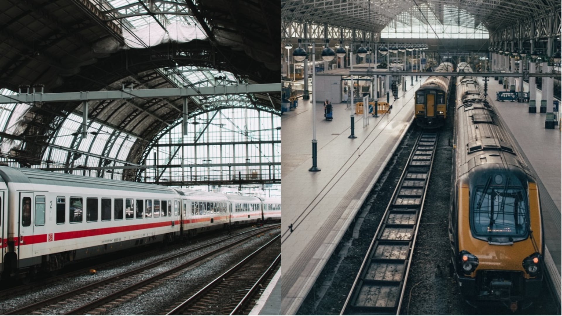 vlaky na železnici v zahraničí