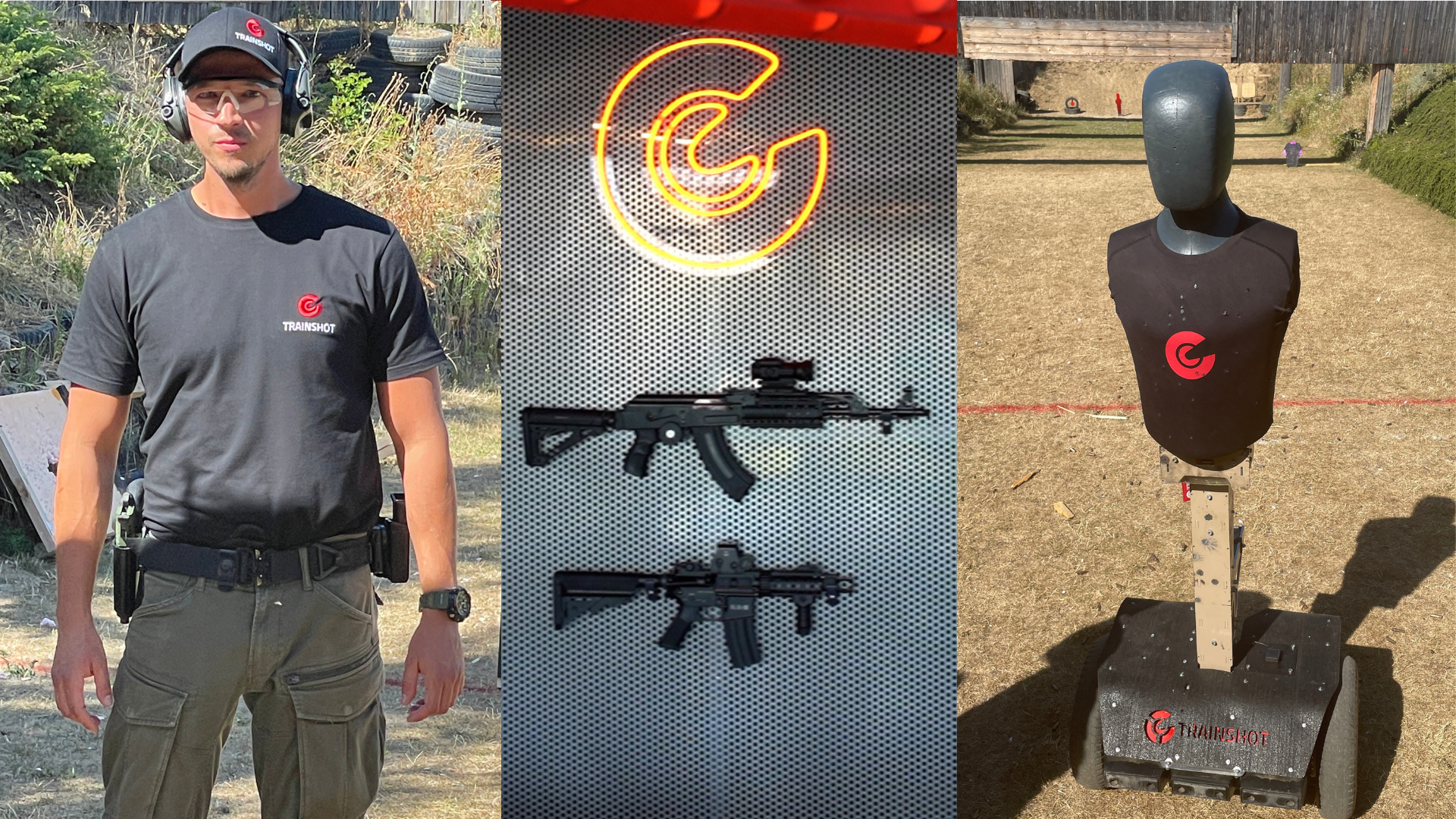 Róbert Schochmann na strelnici