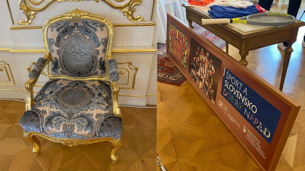 Kreslo v prezidentskom paláci