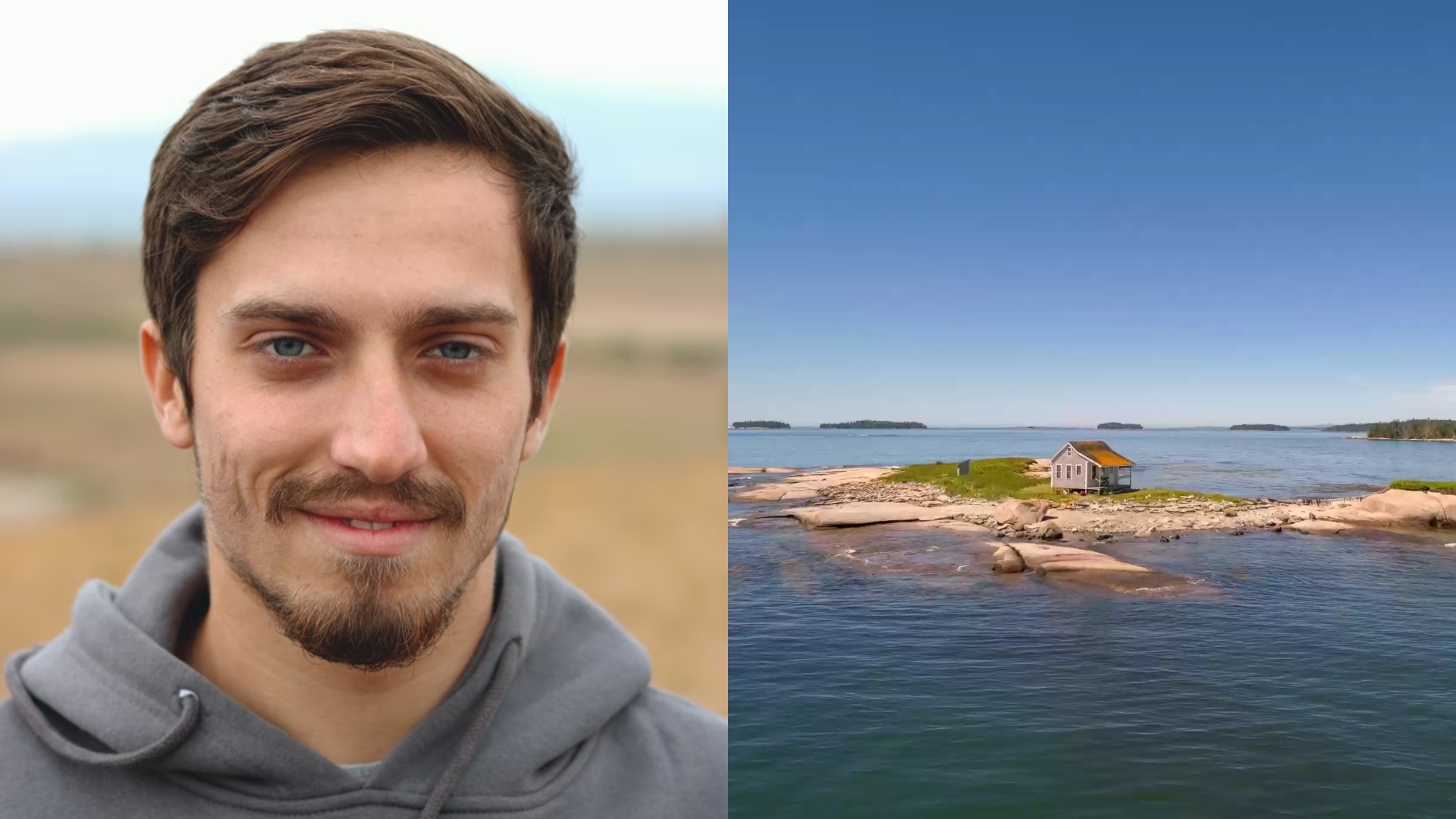 Na snímke ostrov, ktorý sa predáva za cenu bytu v Bratislave.