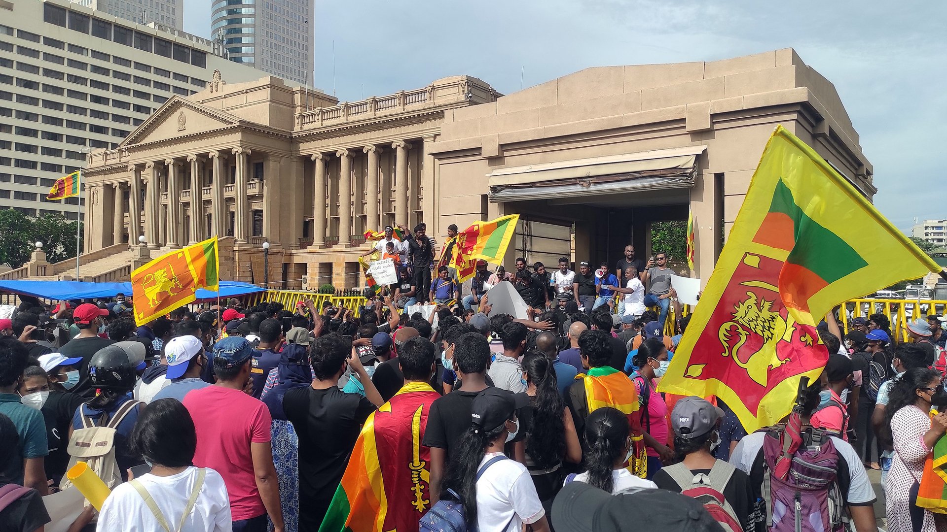 Pád vlády na Srí Lanke