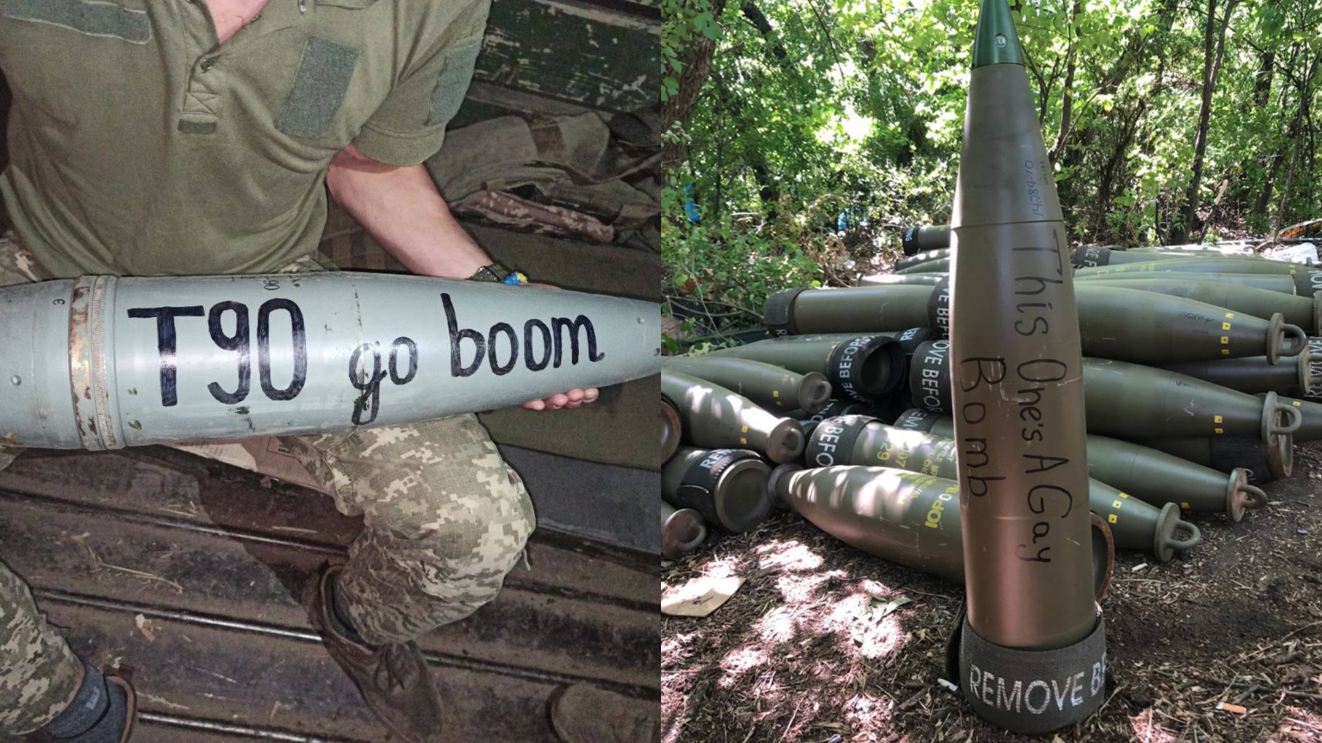 Na snímke sú ukrajinské rakety.