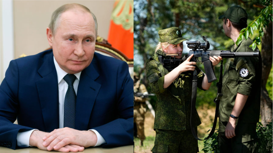 ruská armáda Putin