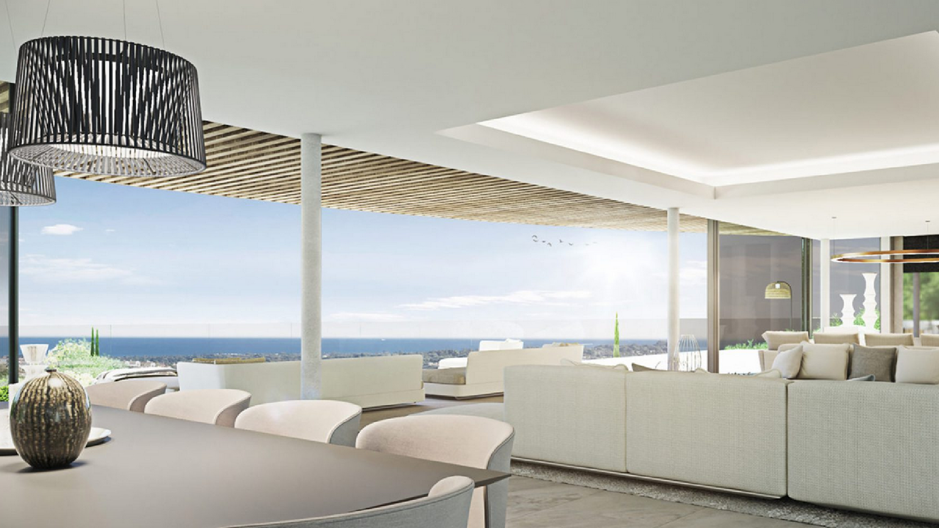 interier luxusnej vily v španielsku