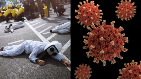 hrozby baktérie masky jadrová vojna