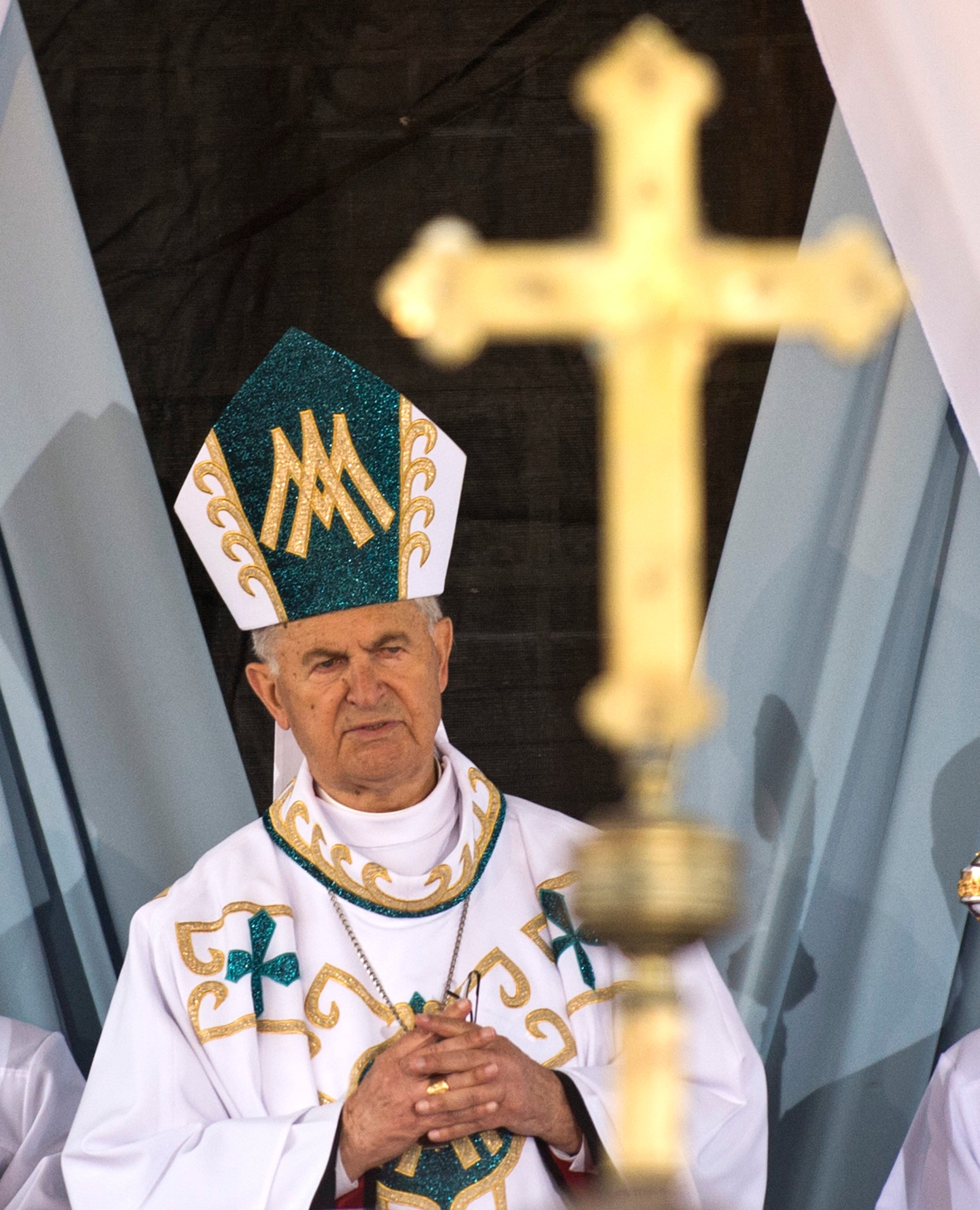Na snímke je zachytený Kardinál Jozef Tomko