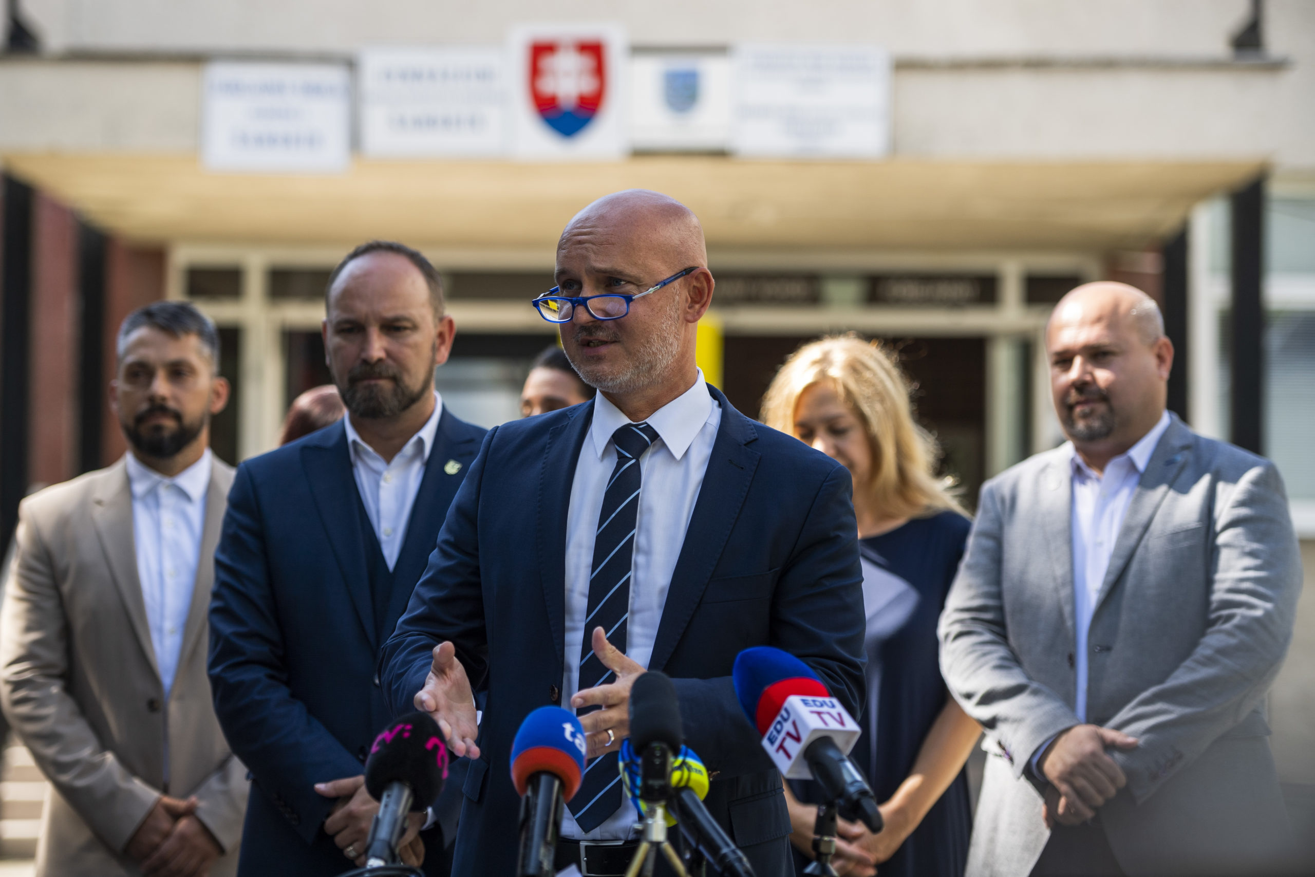 Branislav Grohling na tlačovke