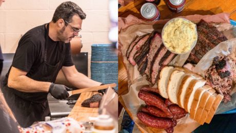 maser a tick s grilovaným jedlom