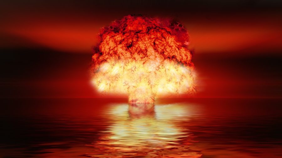 jadrová atómová bomba výbuch