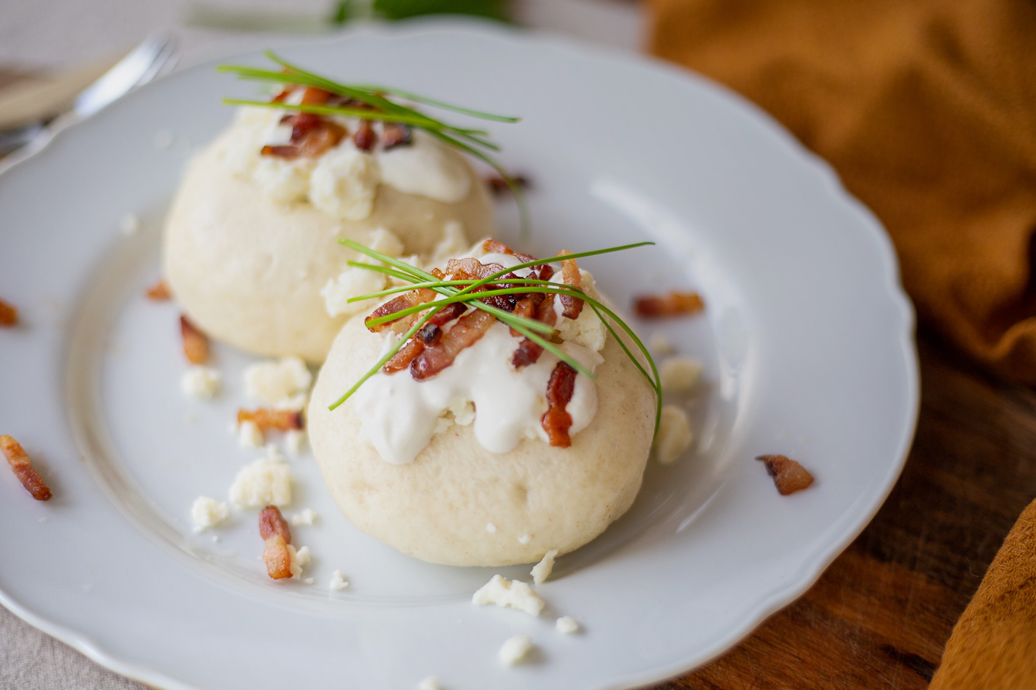 Na snímke je buchta na pare.