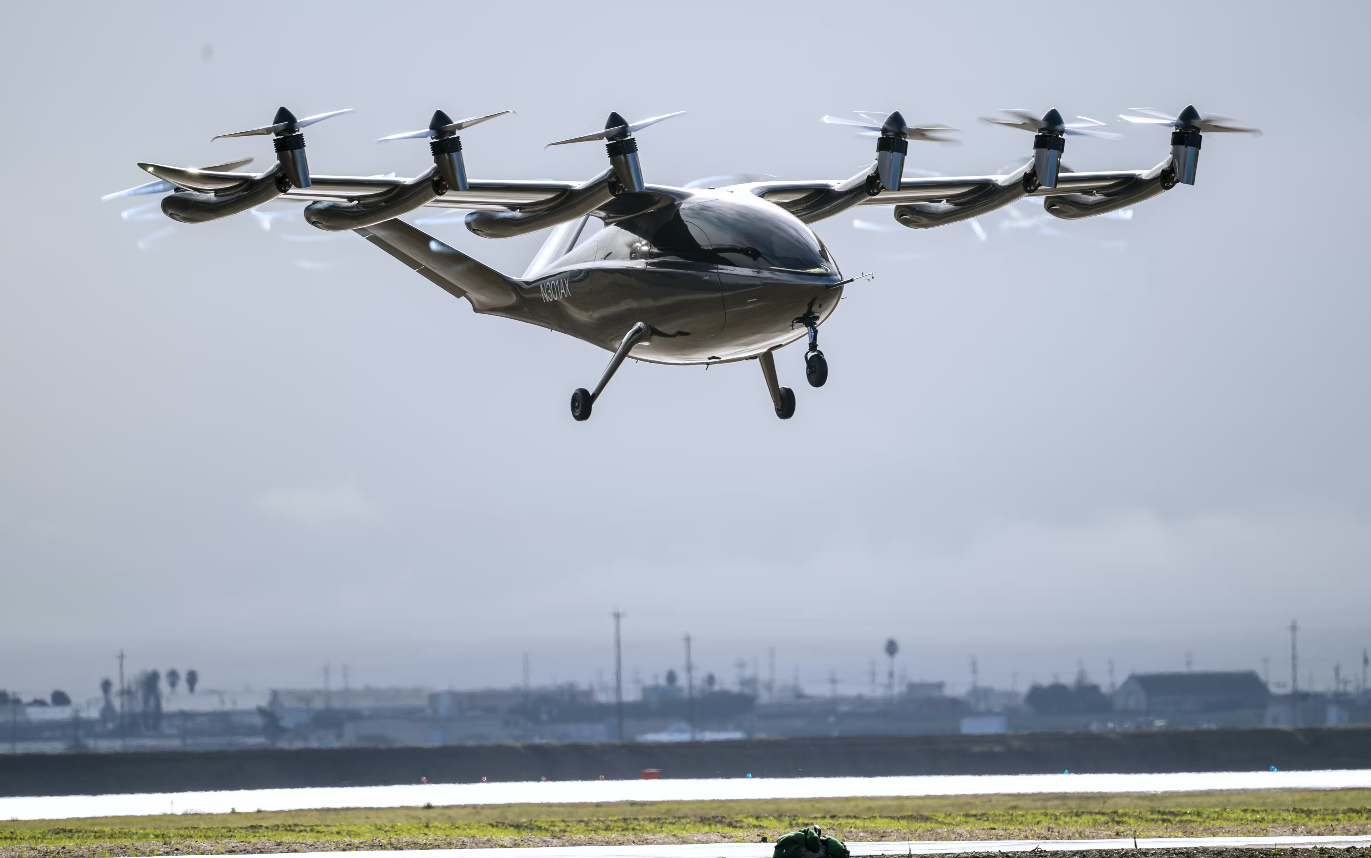 United Airlines - nové lietajúce taxíky