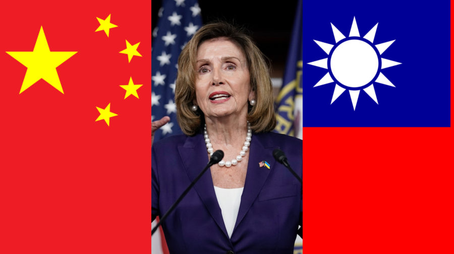 Vlajka Číny, Čínska vlajka, Čína vlajka, Nancy Pelosiová rozpráva na svojom turné, Vlajka Taiwanu