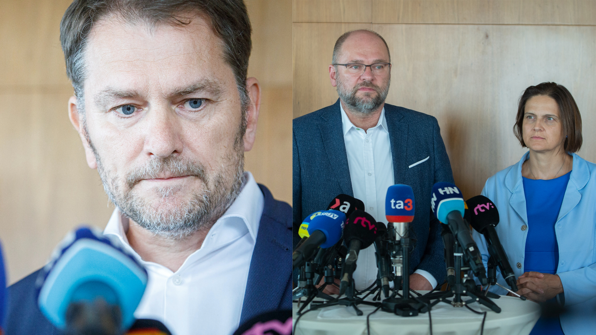 Matovič, Sulík, Kolíková tlačovka Bôrik