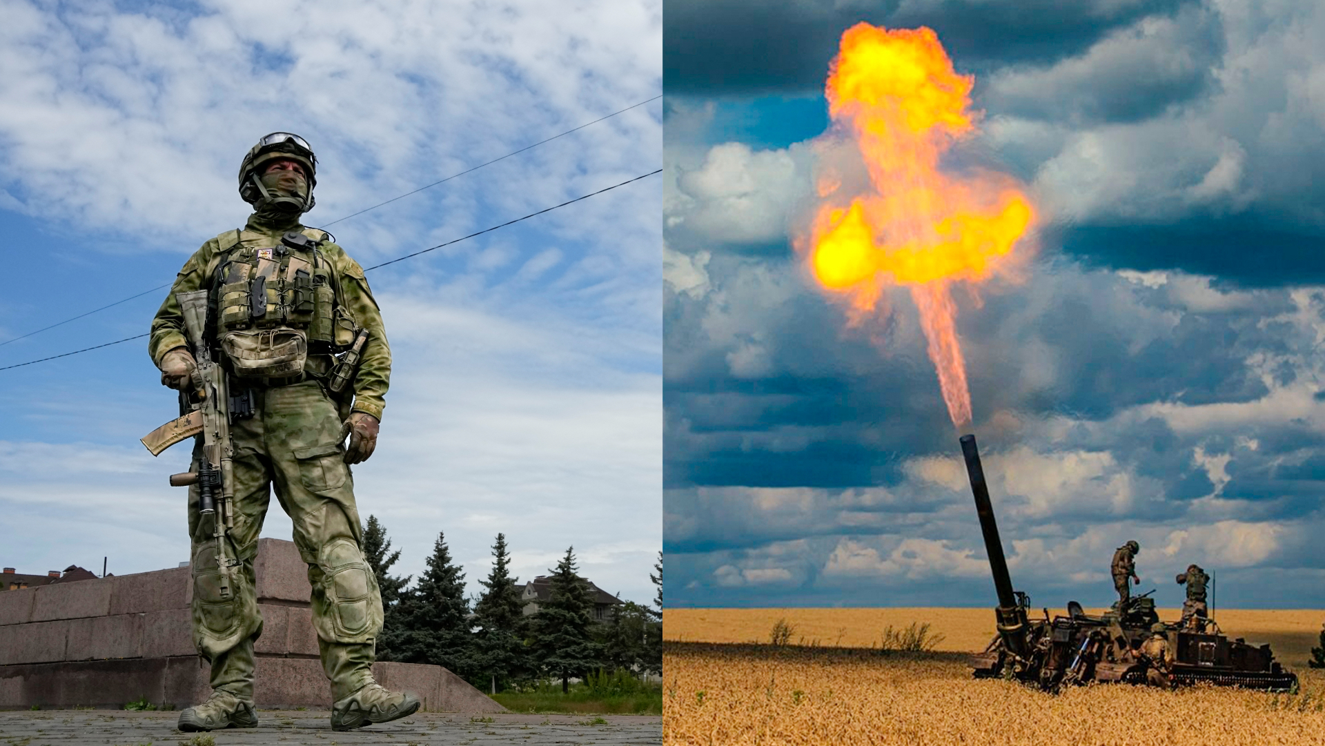 Na snímkach sú zachytení ruskí vojaci na Ukrajine
