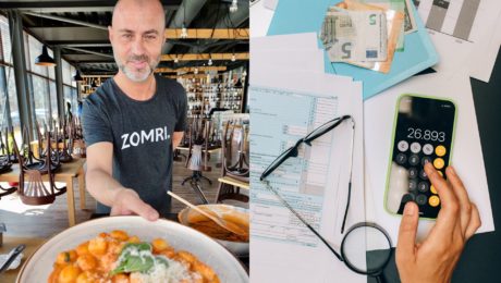 Na snímke je zakladateľ podniku U Taliana.