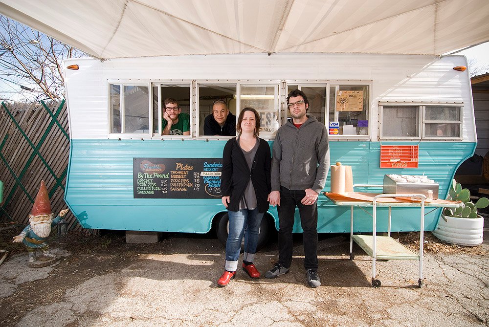 Franklin BBQ karavan