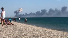 K výbuchom na Kryme sa priznala Ukrajina. Rusko tvrdí, že o žiadny útok nešlo