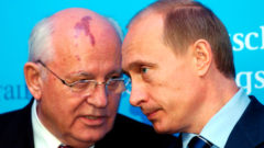 Michail Gorbačov a Vladimir Putin