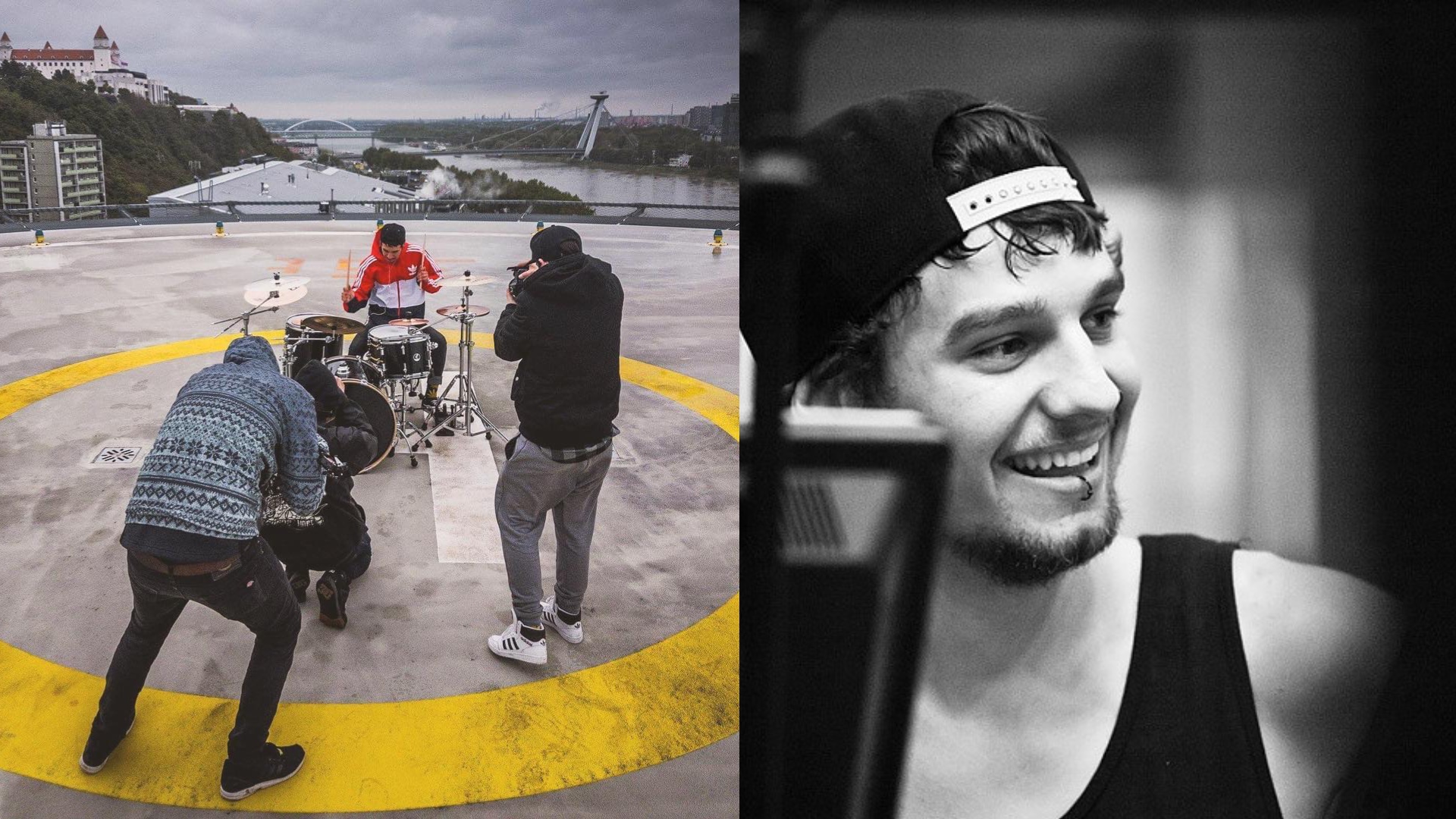 natáčanie drum coveru a Roman Kelemen