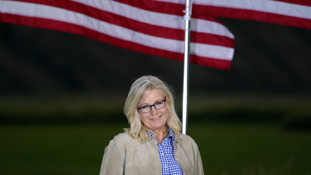 Liz Cheney v reči po prehrách v primárkach v štáte Wyoming.
