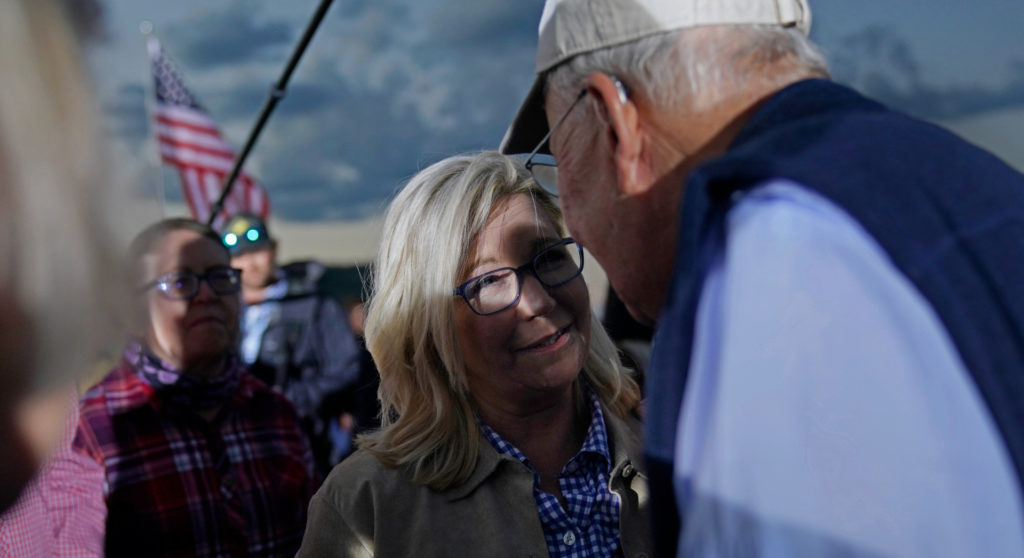 Liz Cheneyová so svojim otcom bývalým viceprezidentom Dickom Cheney. 