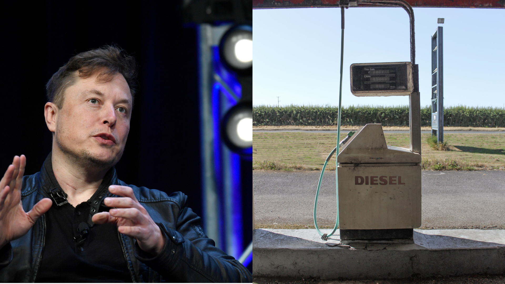 musk fosílne palivá