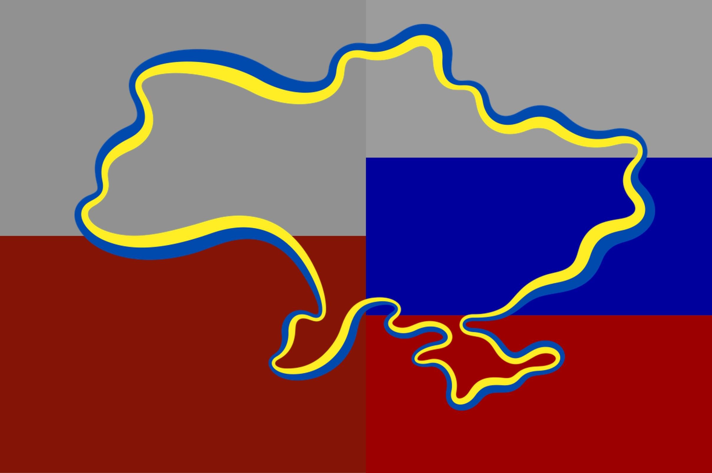 Koláž Ukrajina, Rusko, Poľsko