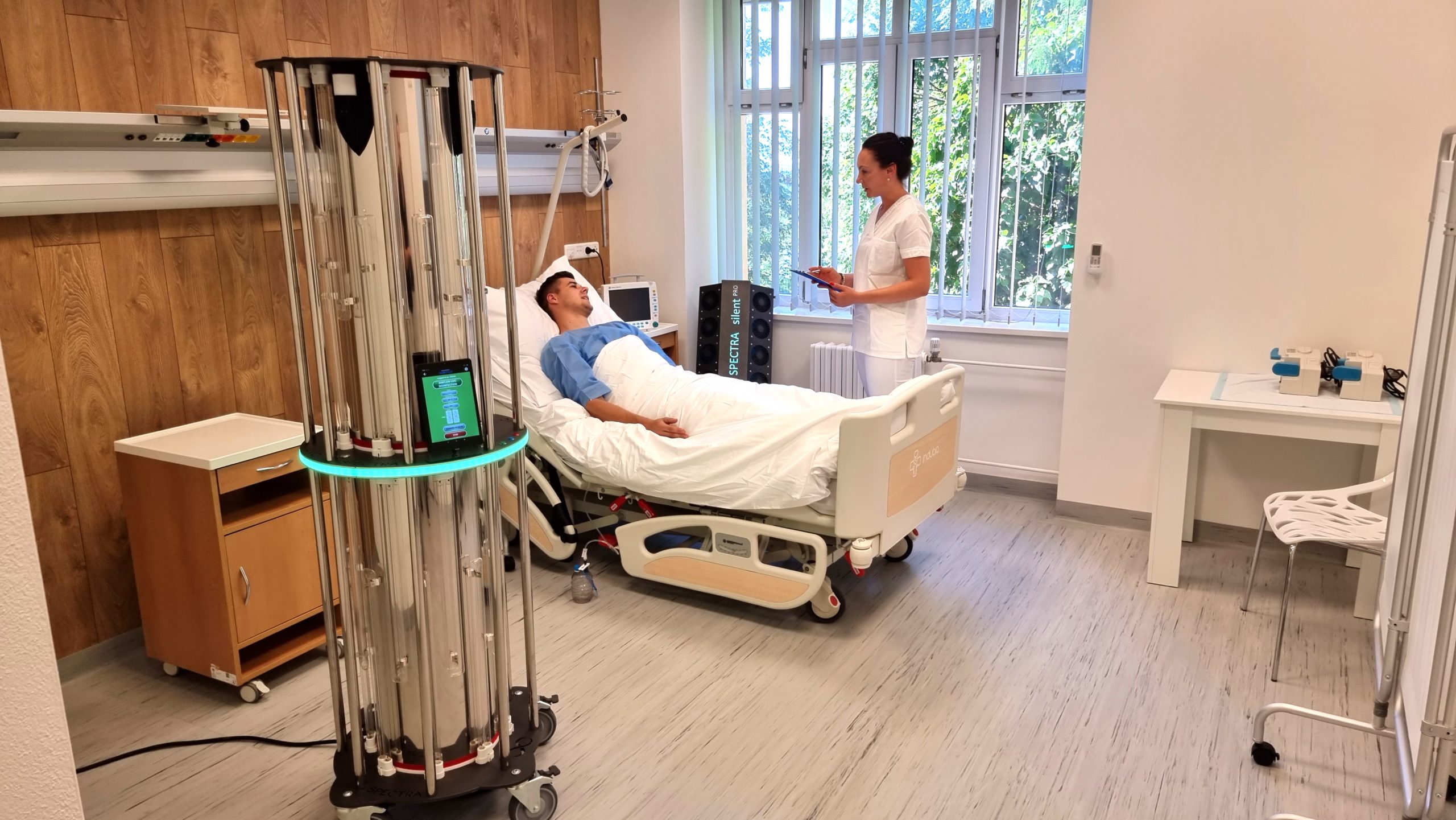 Spectra infinity pri pacientovi pocas vizity