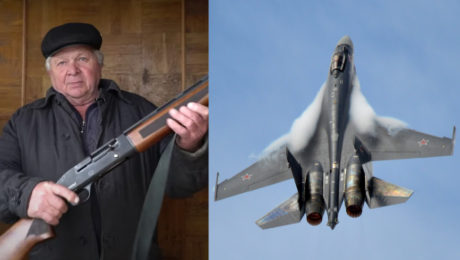 Ukrajinský dôchodca „zostrelil“