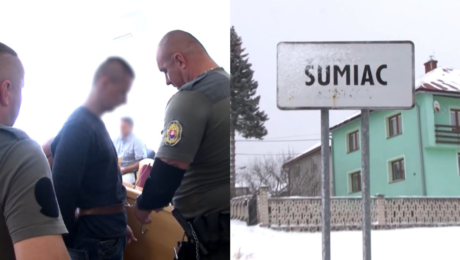 Na fotografii je súdne pojednávanie muža, ktorý je obžalovaný z vraždy matky