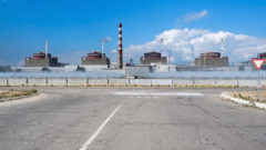 jadrová elektráreň Enerhodar v Záporoží Ukrajina