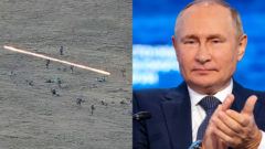 Boje on oblasť Náhorného Karabachu medzi Azerbajdžanom a Arménskom. Ruský prezident Vladimir Putin tlieska